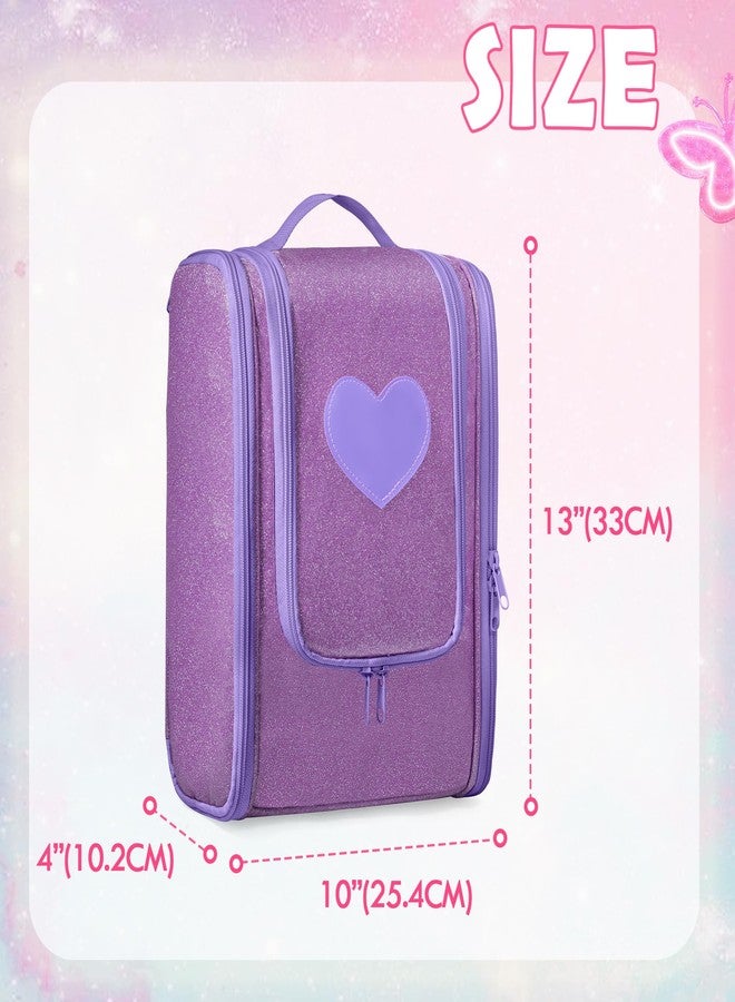 LoDrid Travel Carrying Case Compatible with Barbie Dolls 12-inch Holds up to 6 Dolls, Display Organizer with Hanging Hook, Doll Clothes Storage with Multiple Pockets for Accessories, Bag Only, Purple - Image 5